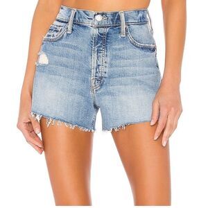 Mother The Tomcat Kick Fray Shorts In True Confessions Size 24